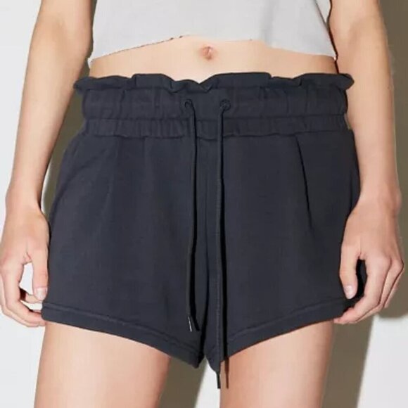 NWT UO Out From Under Neo Black Sweat Shorts - Picture 4 of 6